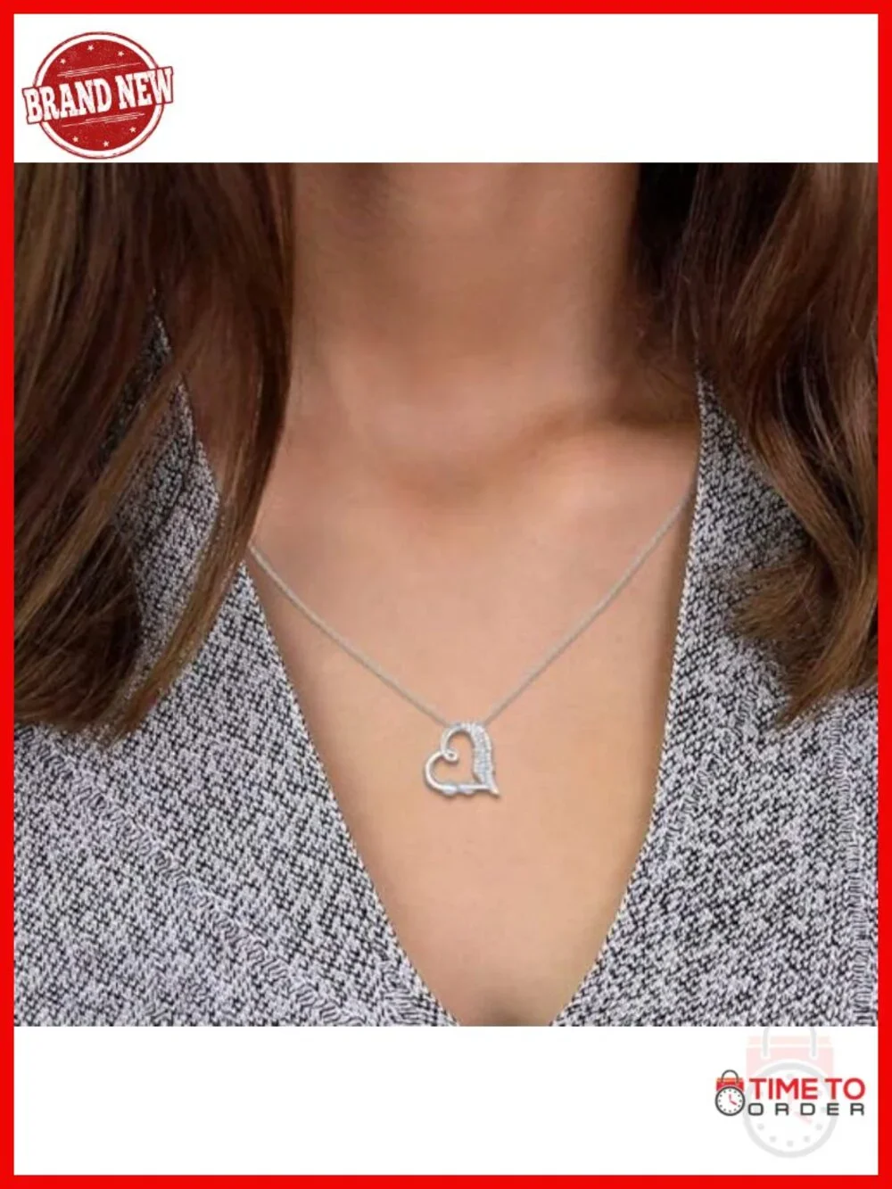 925 Sterling Silver Angel Wing Infinity Heart Memorial Necklace for Loss